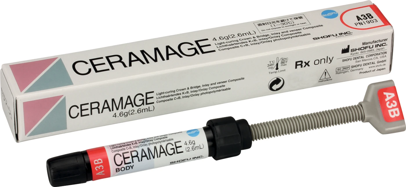 CERAMAGE Spritze 4,6 g Komposit dentin A3B