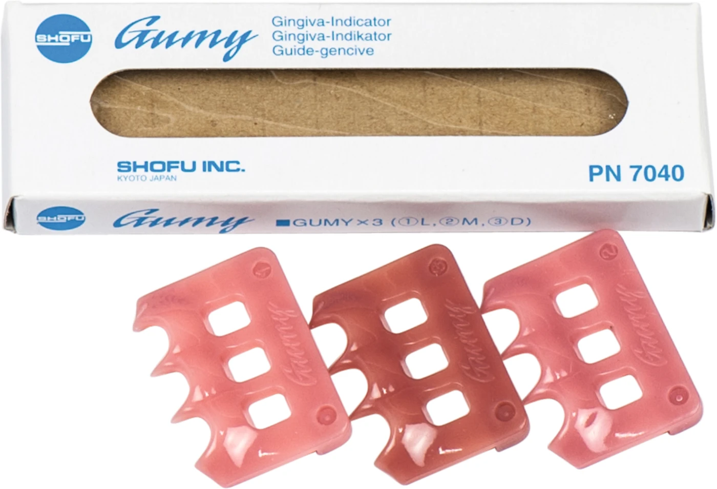 GUMY Gingiva-Indikatoren Packung 3 x Gumy Gingiva -Indikatoren (hell, mittel, dunkel)