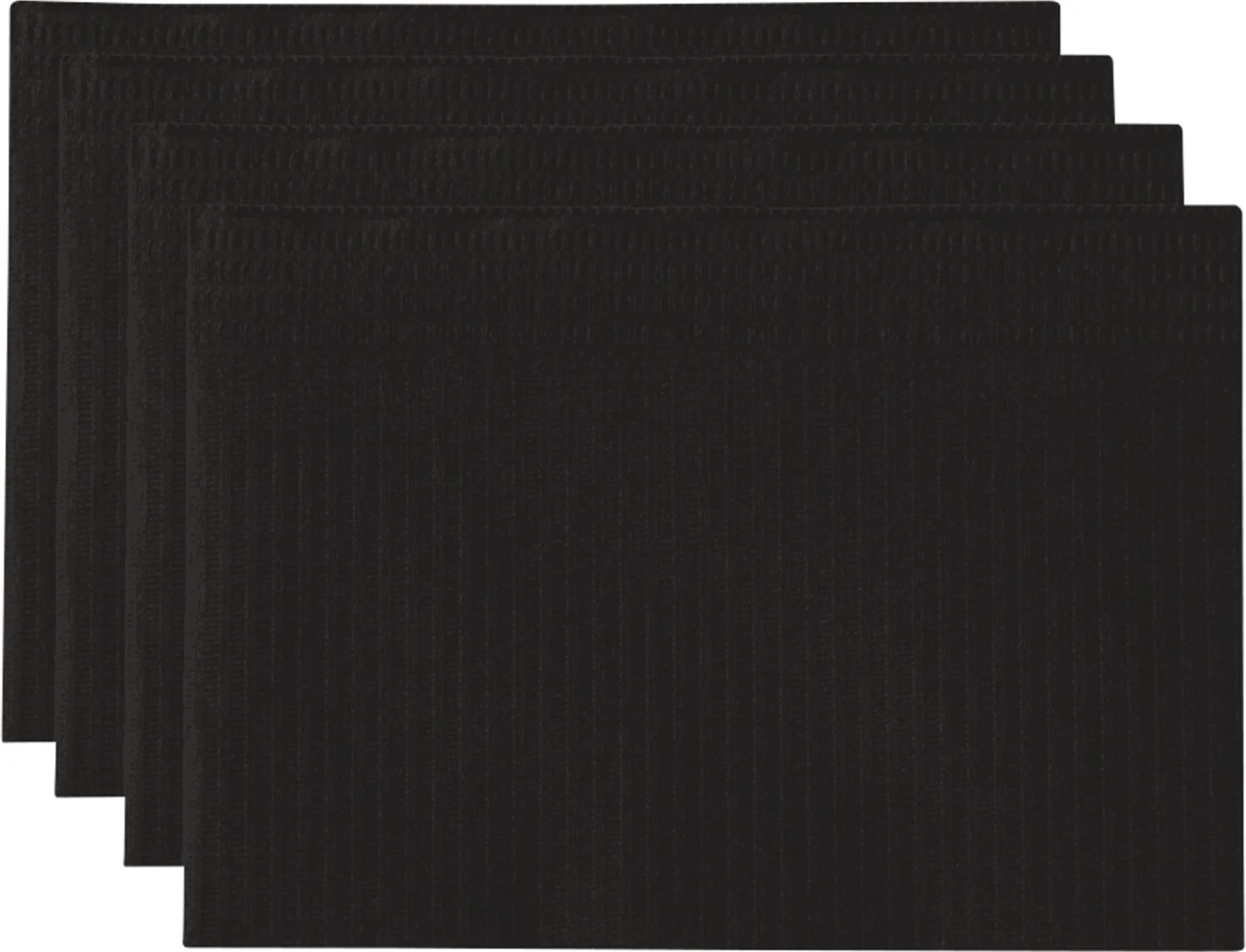 Monoart Towel Up! Pro Patientenservietten Packung 500 Stück schwarz, 33 cm x 45 cm