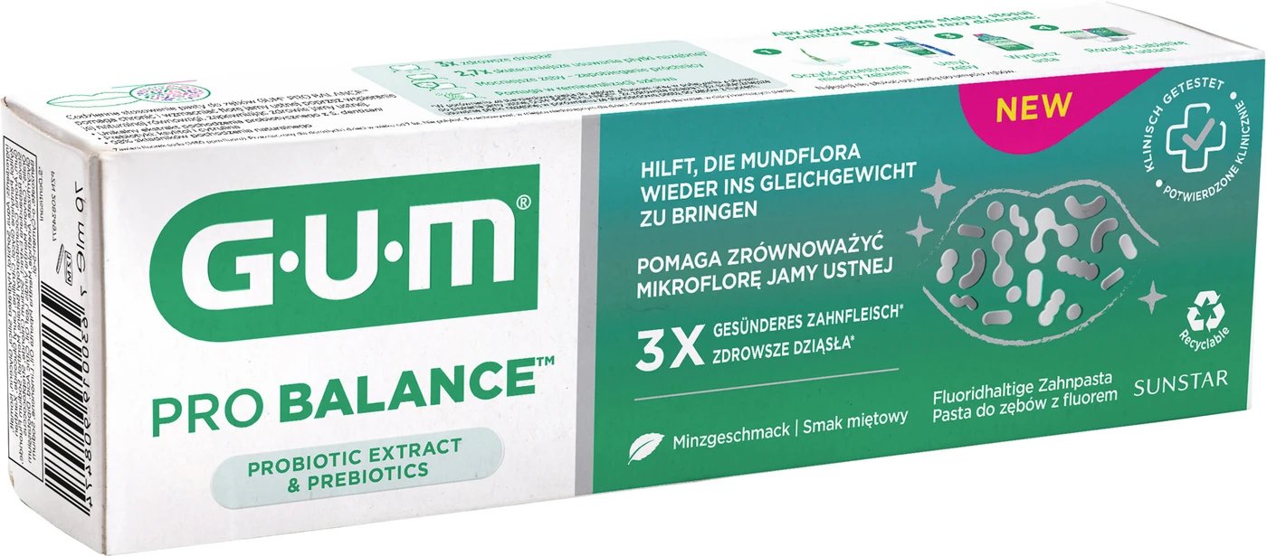 GUM® PRO BALANCE™ Zahnpasta Tube 10 ml