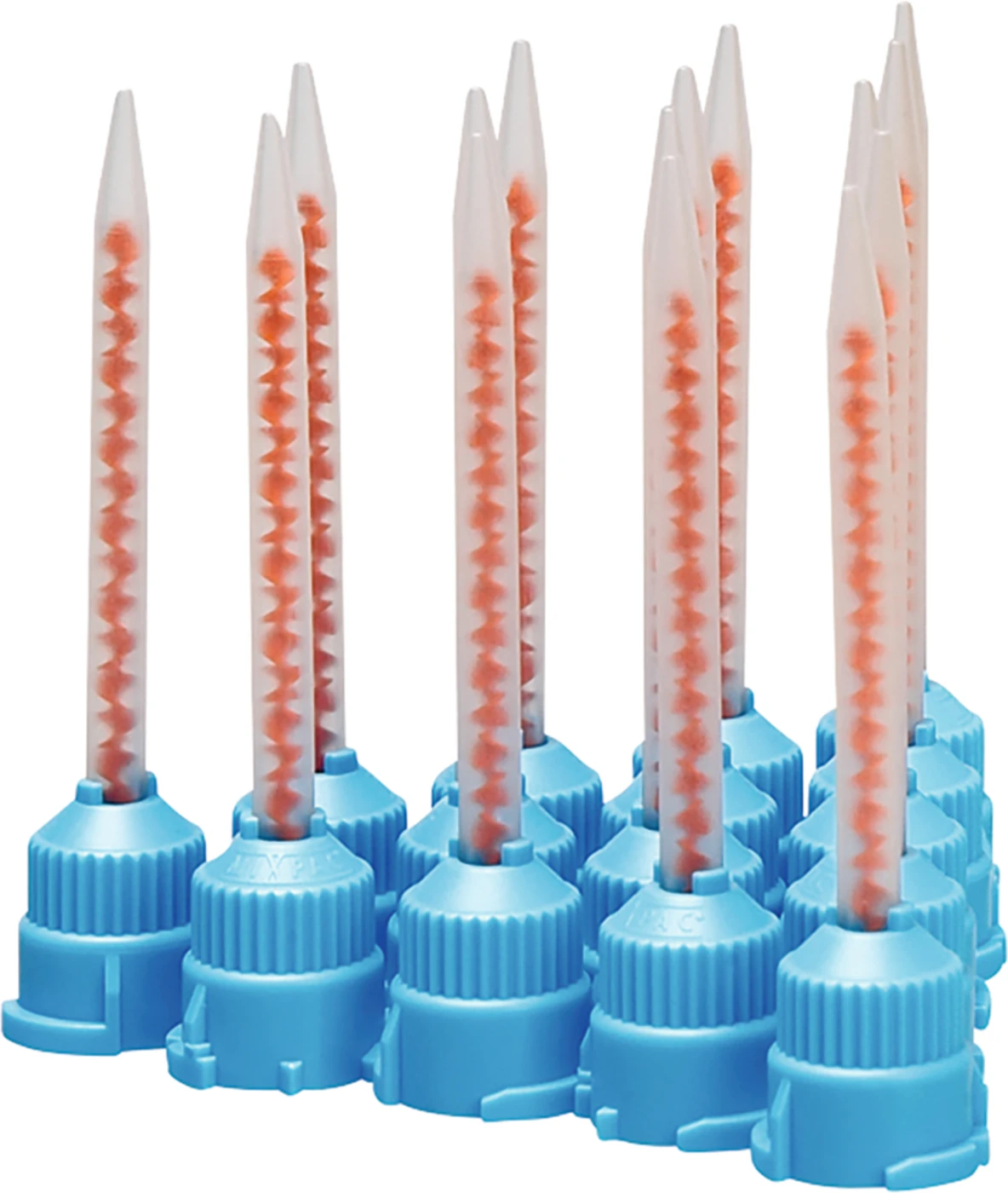 Acrytemp Mischkanülen Packung 50 Stück hellblau