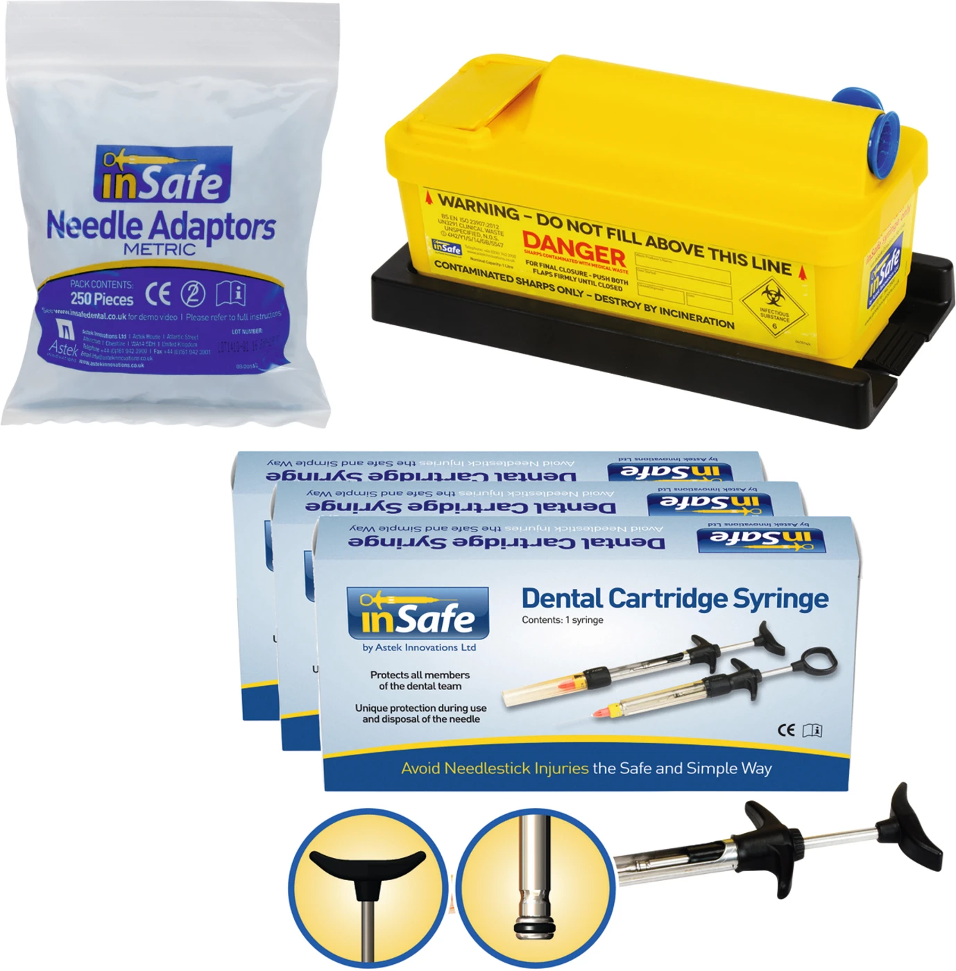 inSafe Sharps Container Basis Stück