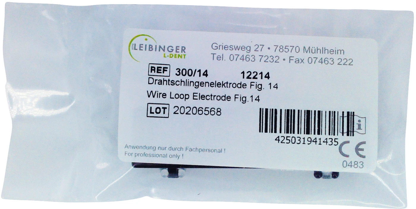 Elektroden Stück 300/14, Figur 14 Elektroden Stück 300/14, Figur 14