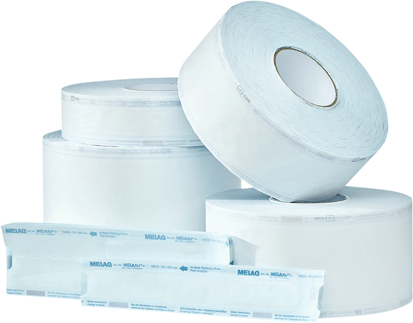 MELAfol+ Karton 1.000 Beutel Sterilisationsverpackung 10 cm x 25 cm