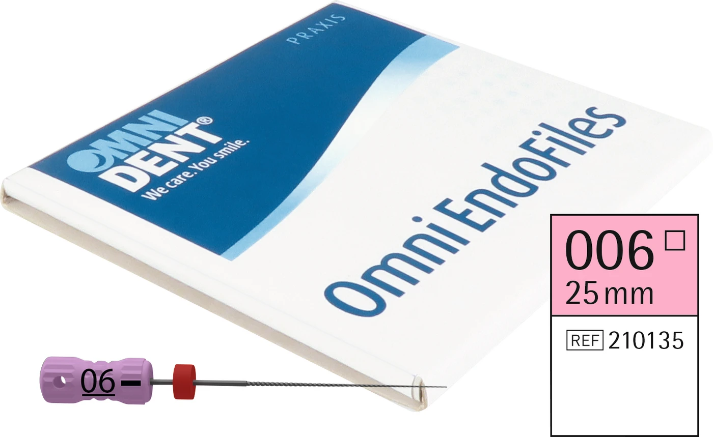 Omni K-Feilen steril Packung 6 Stück 25 mm, ISO 006