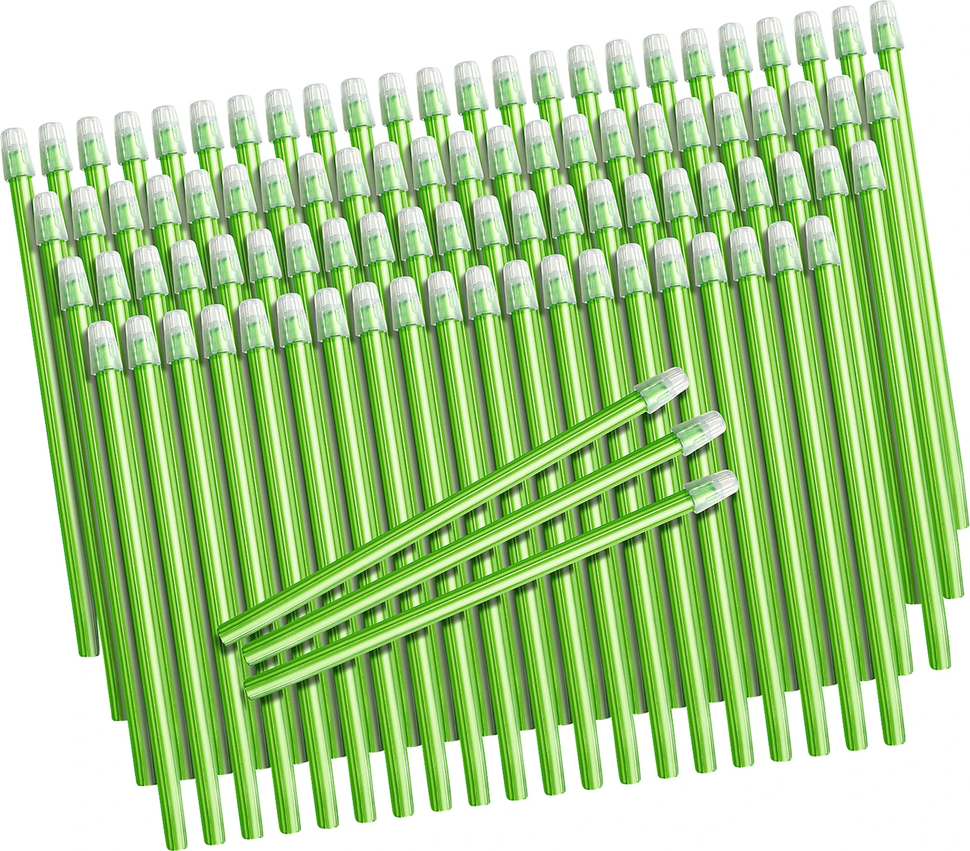 TOP FLEX Speichelsauger Packung 100 Stück fresh green