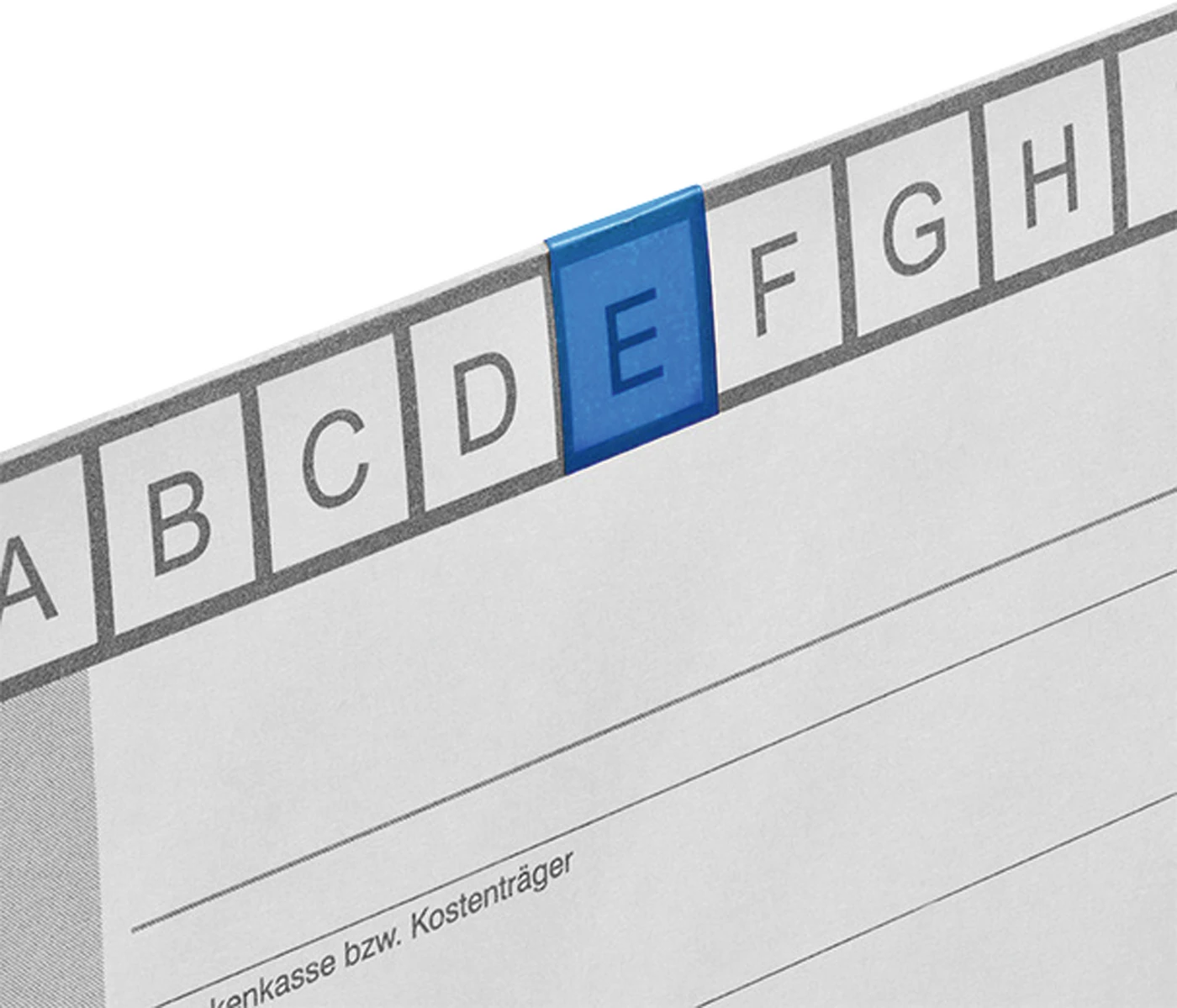 ABC-Signaletiketten Packung 1000 Stück blau
