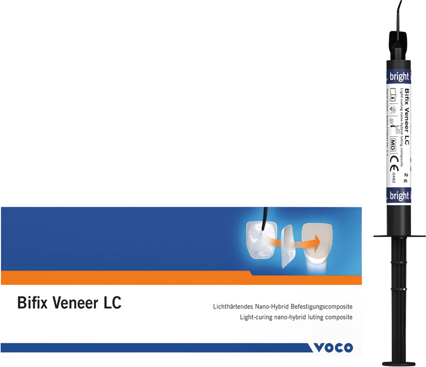 Bifix Veneer LC Spritze 2 g Komposit bright