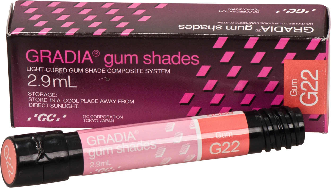 GC GRADIA® gum shades Spritze 2,9 ml Paste gum shades G22