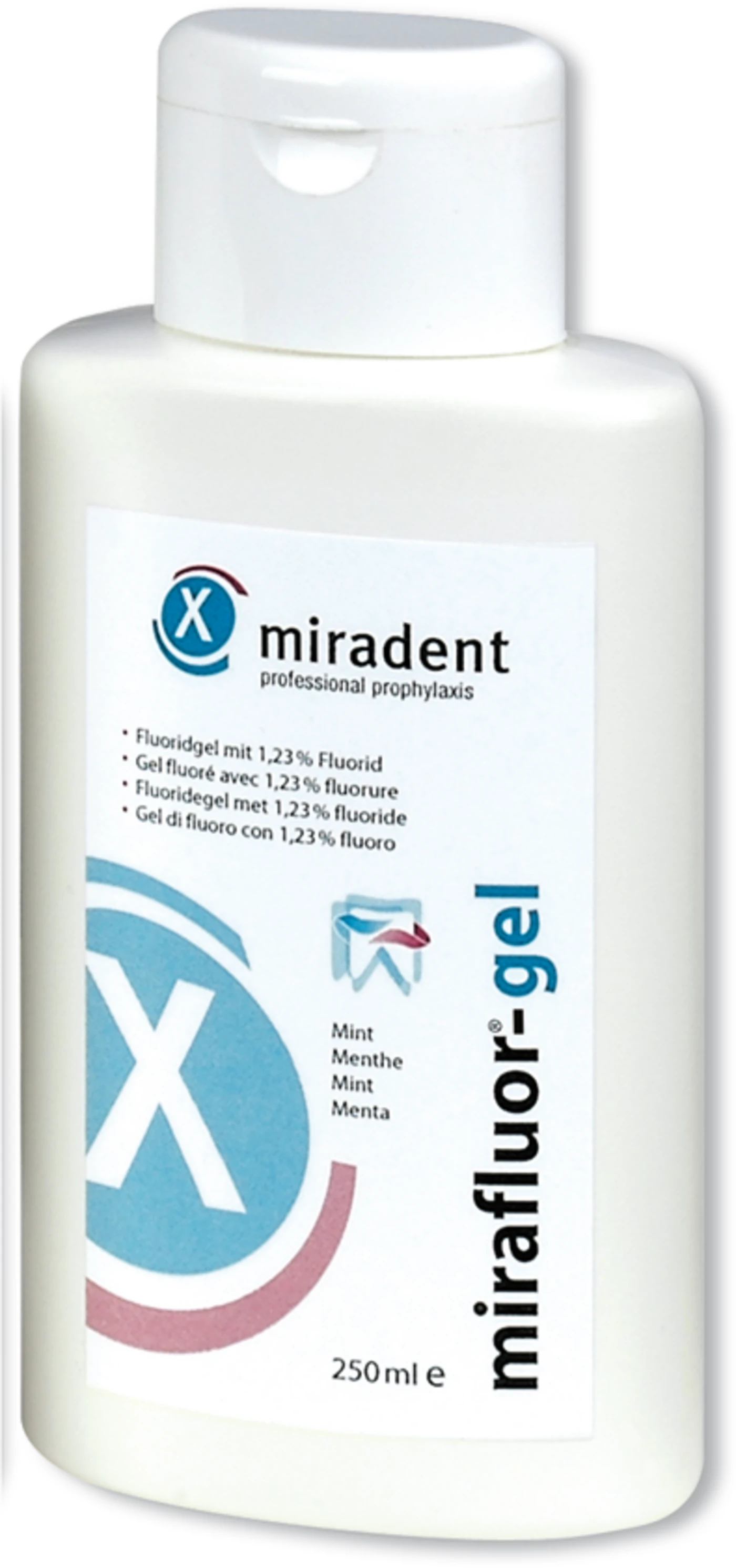 mirafluor®-gel Flasche 250 ml Mint