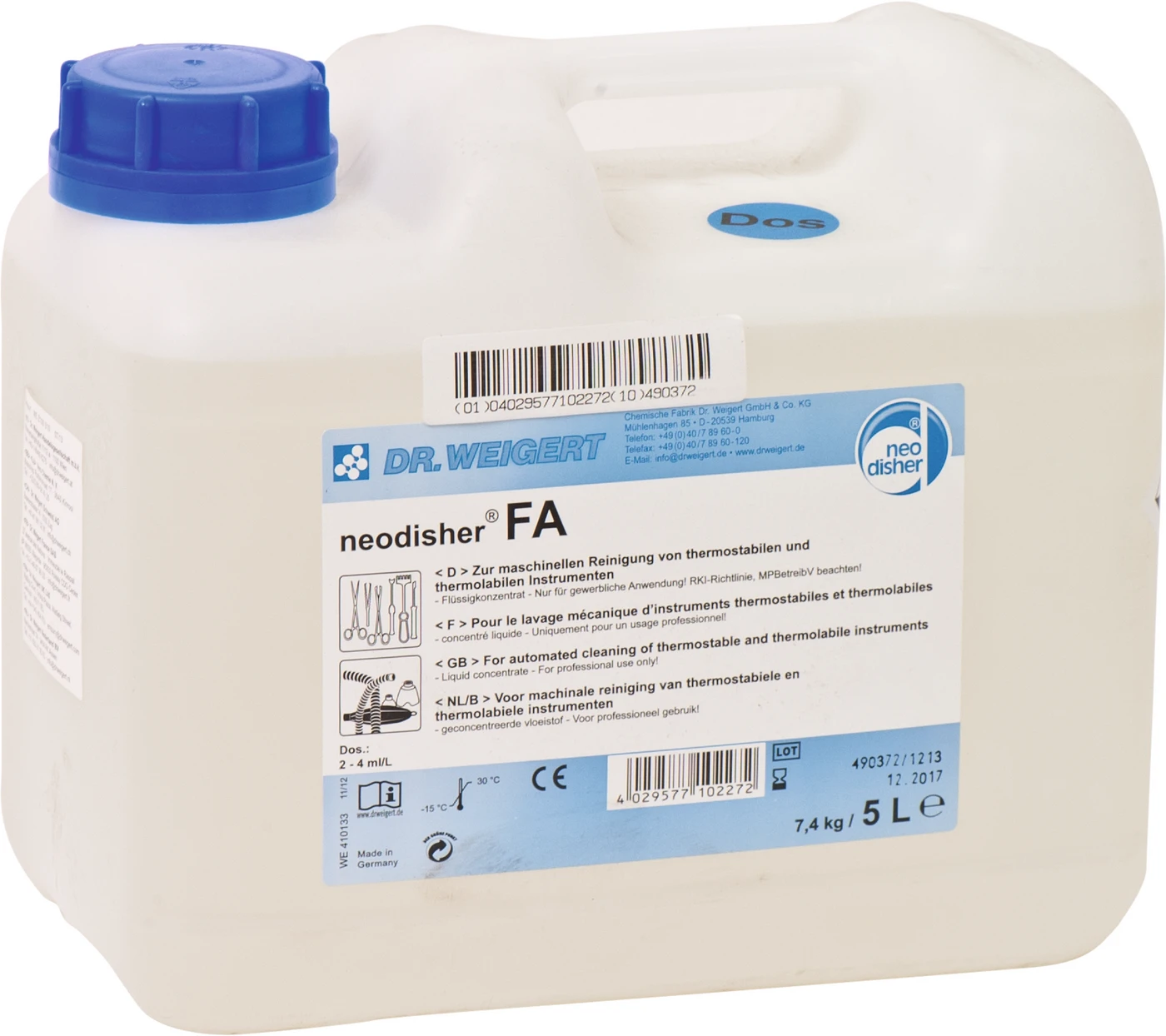 neodisher® FA Kanister 5 Liter