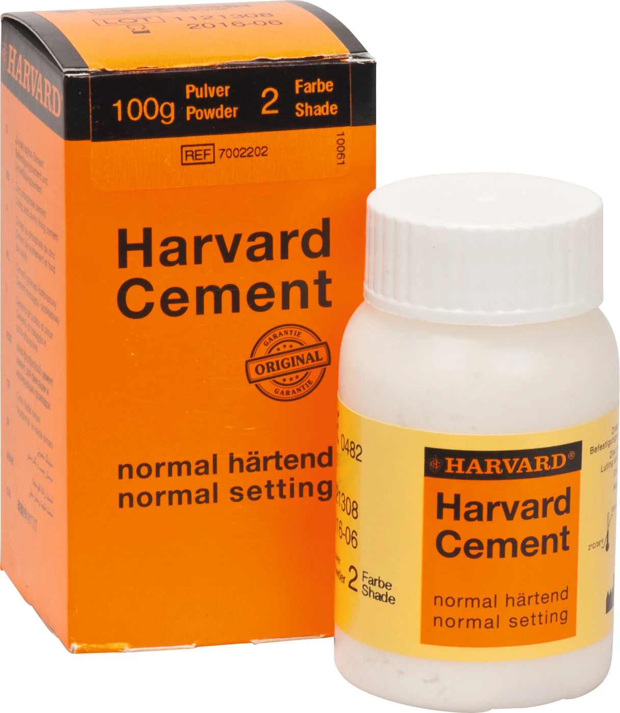 Harvard Cement normal härtend Pulver Klinikpackung 100 g Pulver 2 . weißlichblau