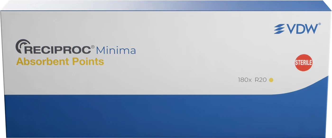 Reciproc® Minima Papierspitzen Packung 180 Stück Größe R20