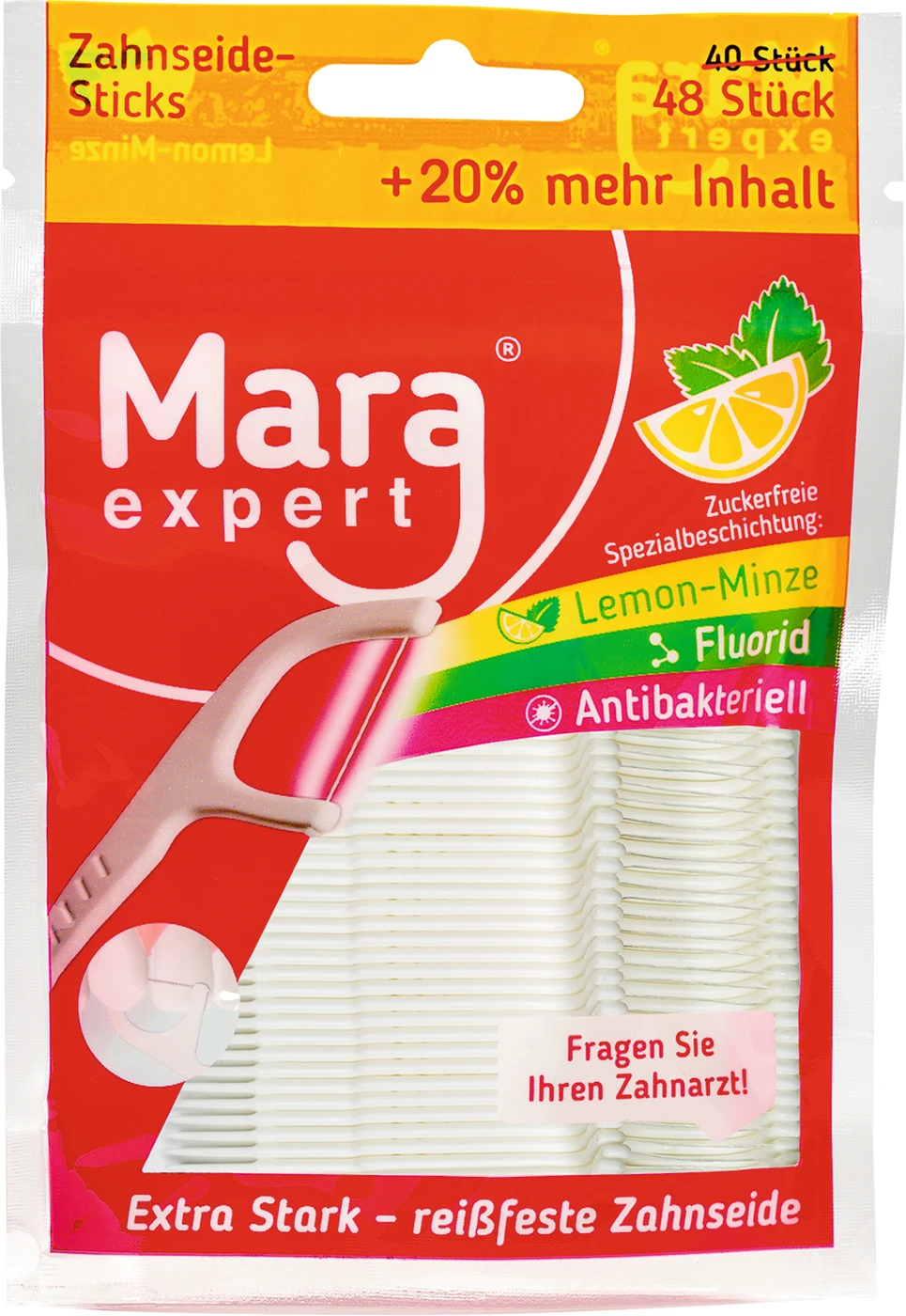 Mara Expert Zahnseide-Sticks Packung 40 Stück