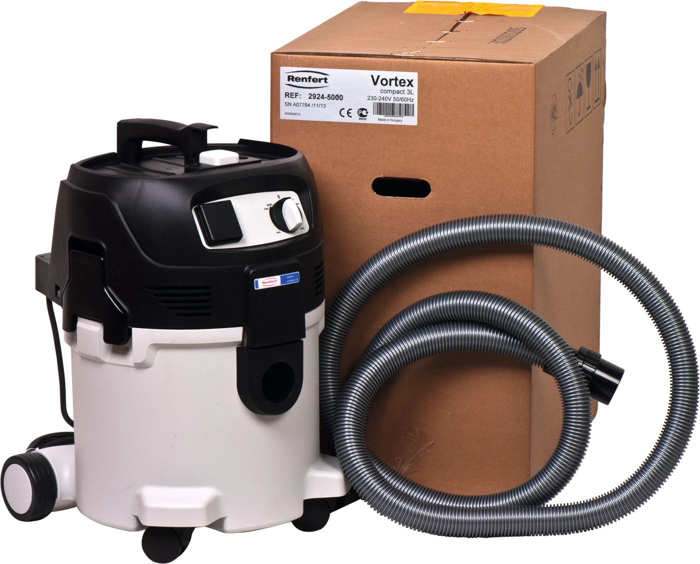 Vortex compact 3L Stück 230-240 V inklusive Zubehör