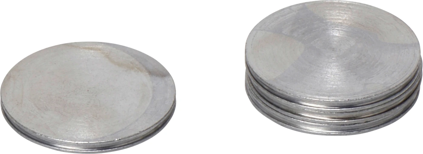 Splitcast Retentionsscheibe Packung 100 Stück gedreht, galvanisch veredelt