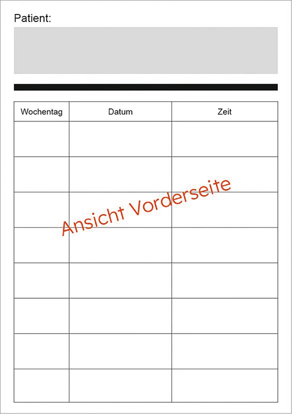 Terminkärtchen A7 Stück 100 Blatt 7,4 x 10,5 cm