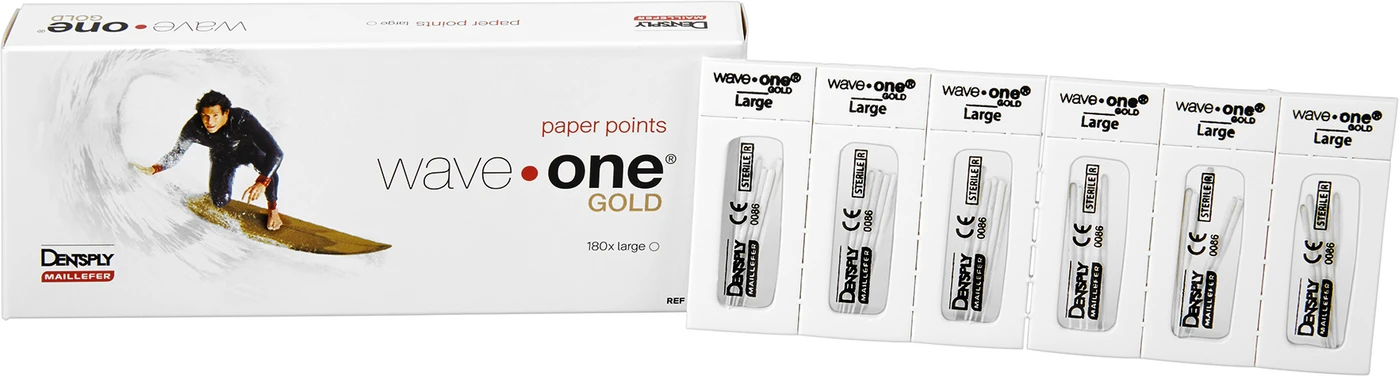 WaveOne® Gold Papierspitzen Packung 180 Stück LARGE