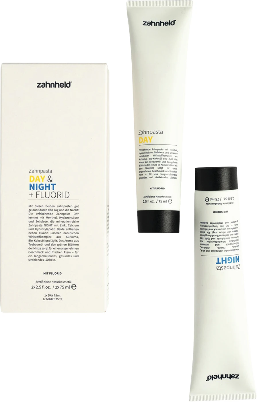 Zahnpasta Day & Night Packung 2 x 75 ml Tube