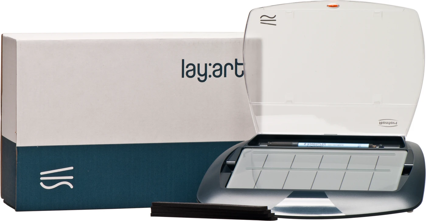 lay:art crystal aqua Stück XL