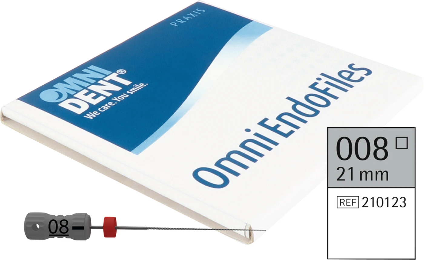 Omni K-Feilen steril Packung 6 Stück 21 mm, ISO 008