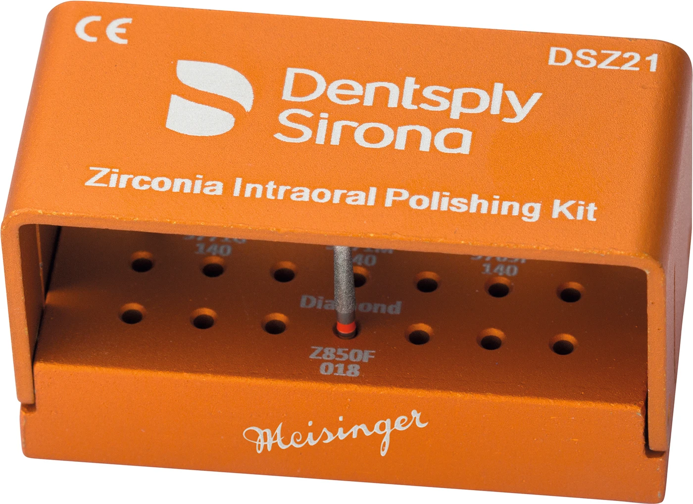 Dentsply Sirona Zirconia Intraoral Polishing Kit Kit 3 Twist Polierer ISO 140, 1 Diamantpolierer, ISO 018
