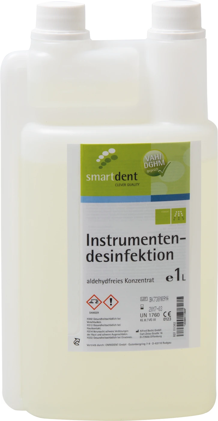 smart Instrumentendesinfektion Dosierflasche 1 Liter