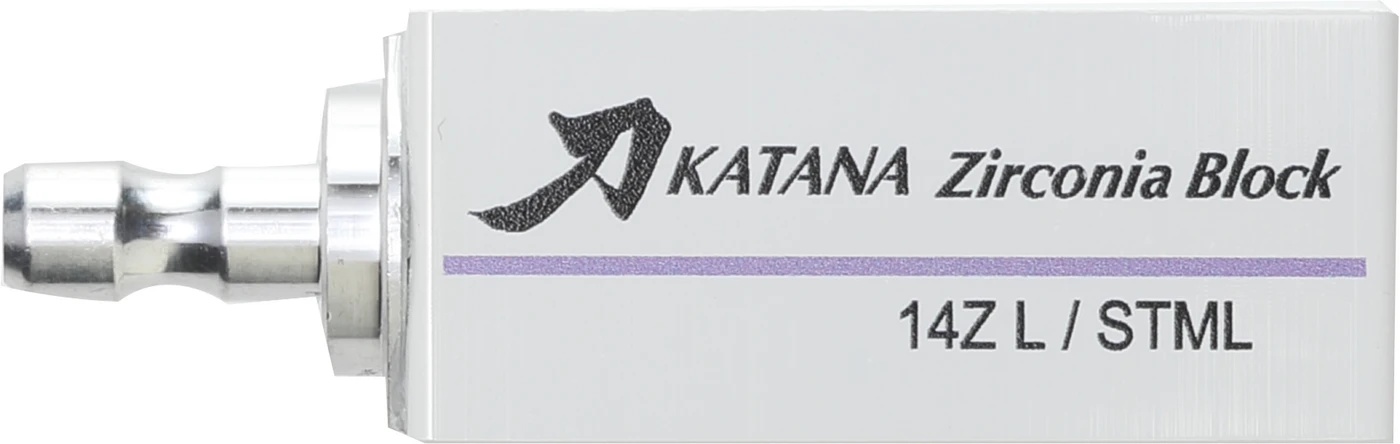 KATANA™ Zirconia Block Packung 2 Stück Größe 14Z L, A4