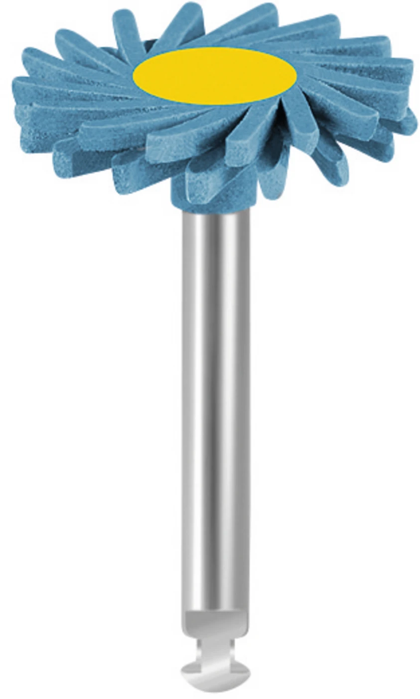 EVE DIAPOL® TWIST Packung 10 Stück blau grob, RA, Figur Twist, 14 x 1,6 mm