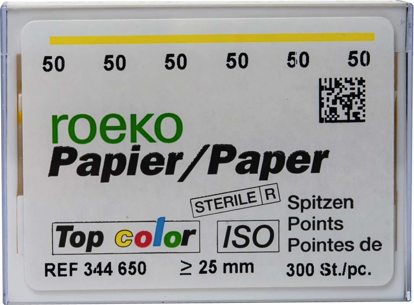 roeko Papier Spitzen Top color Packung 300 Stück ISO 050 roeko Papier Spitzen Top color Packung 300 Stück ISO 050