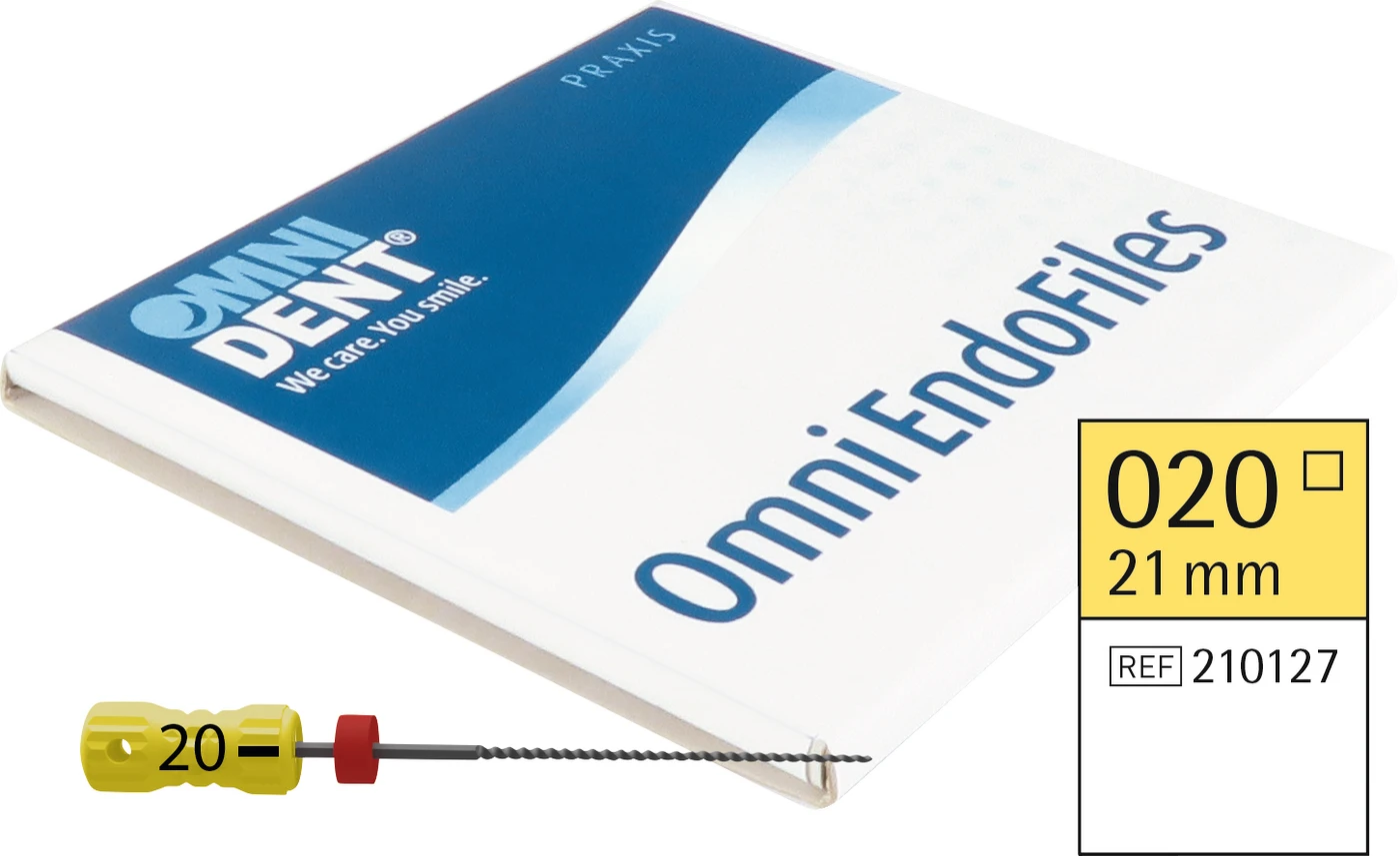 Omni K-Feilen steril Packung 6 Stück 21 mm, ISO 020