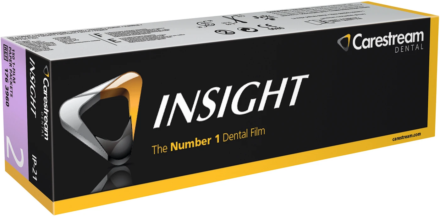 INSIGHT Periapical Film Papierpackung 150 Einzelfilme 3,1 x 4,1 cm, IP-21