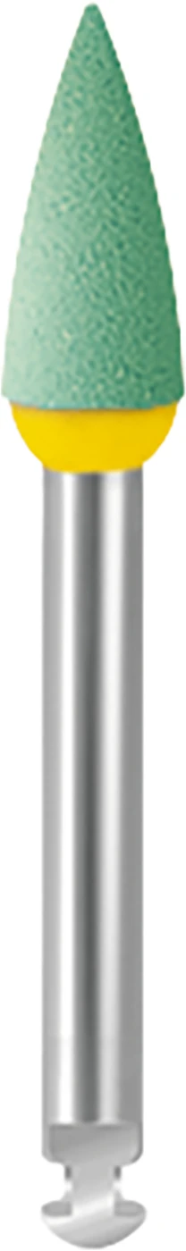 EVE DIACERA® Stück grün mittel, RA, Figur Spitze, 4 x 10 mm