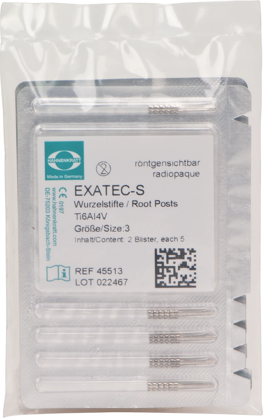 Exatec S Nachfüllpackung 10 Stück blau, Ø 2,8 mm