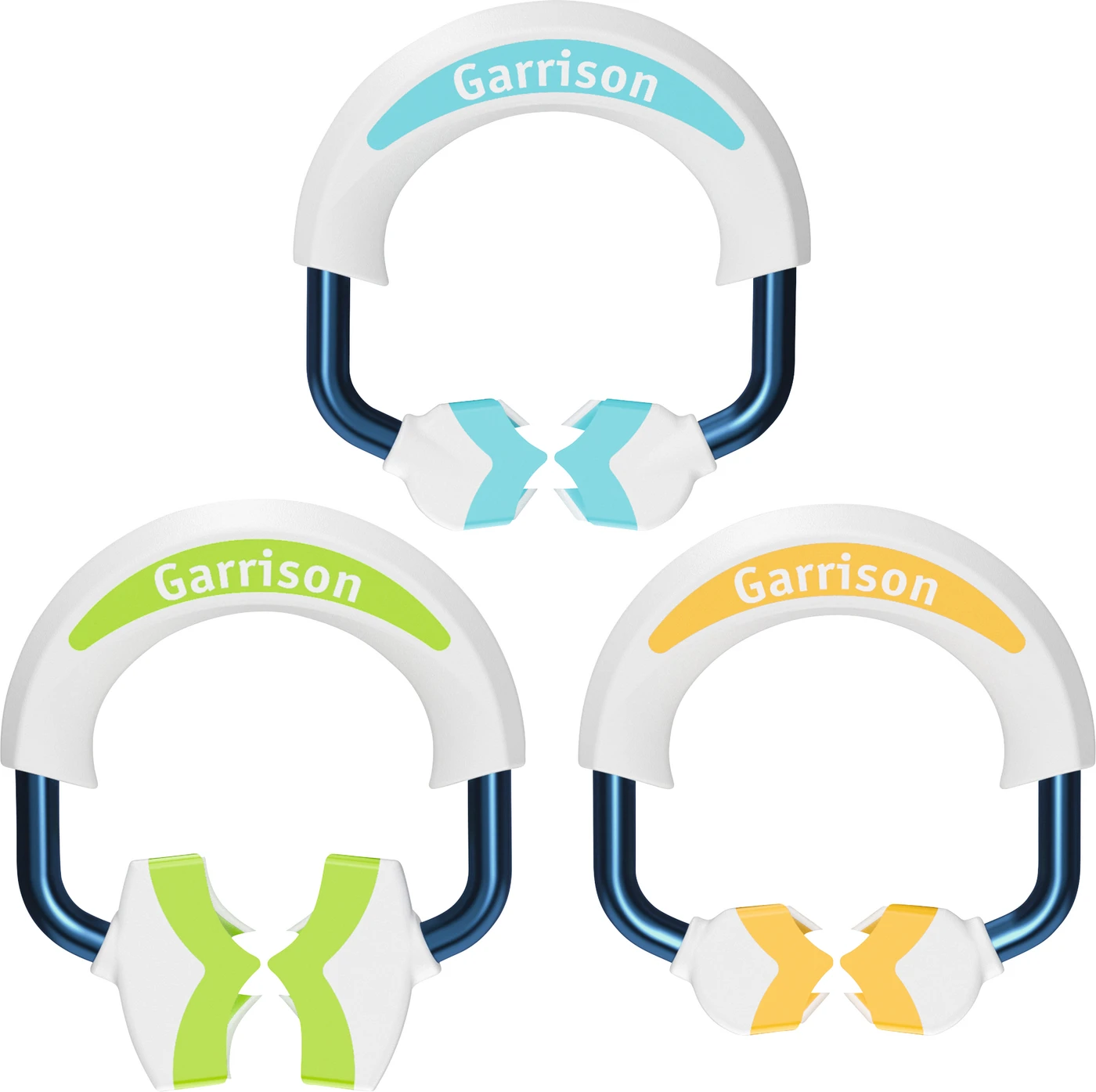 Strata-G™ Teilmatrizen-Ringe Set 3 Stück (1 x breit-grün, 1 x lang-orange, 1 x kurz-blau)