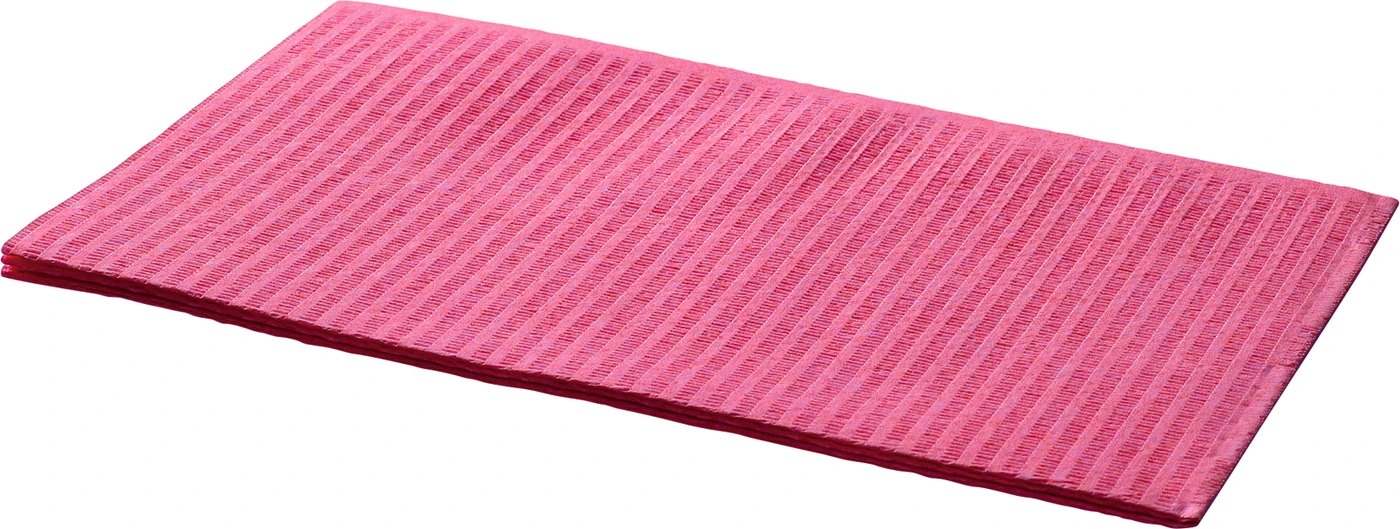 TOP SAFE Patientenservietten Karton 10 x 50 Stück fuchsia, 33 x 45 cm, 2-lagig