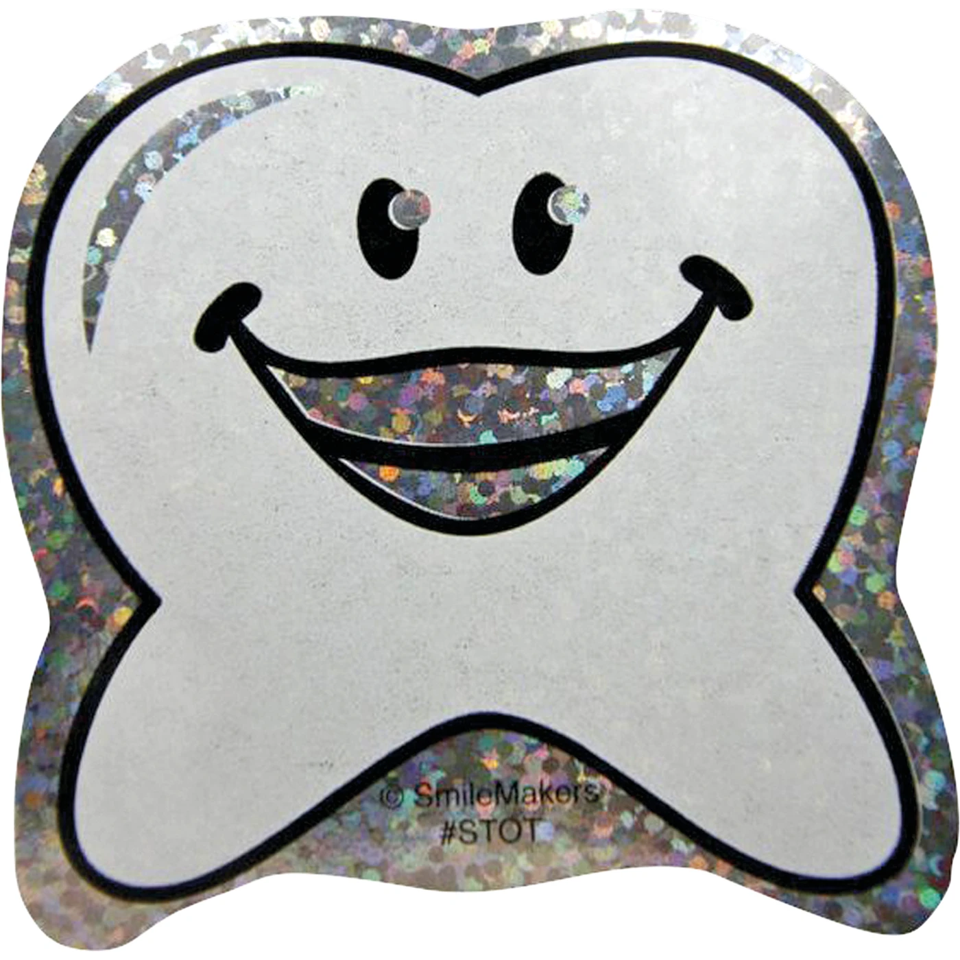 Happy Zahn Glitzer Packung 150 Stück 6 x 6 cm Happy Zahn Glitzer Packung 150 Stück 6 x 6 cm
