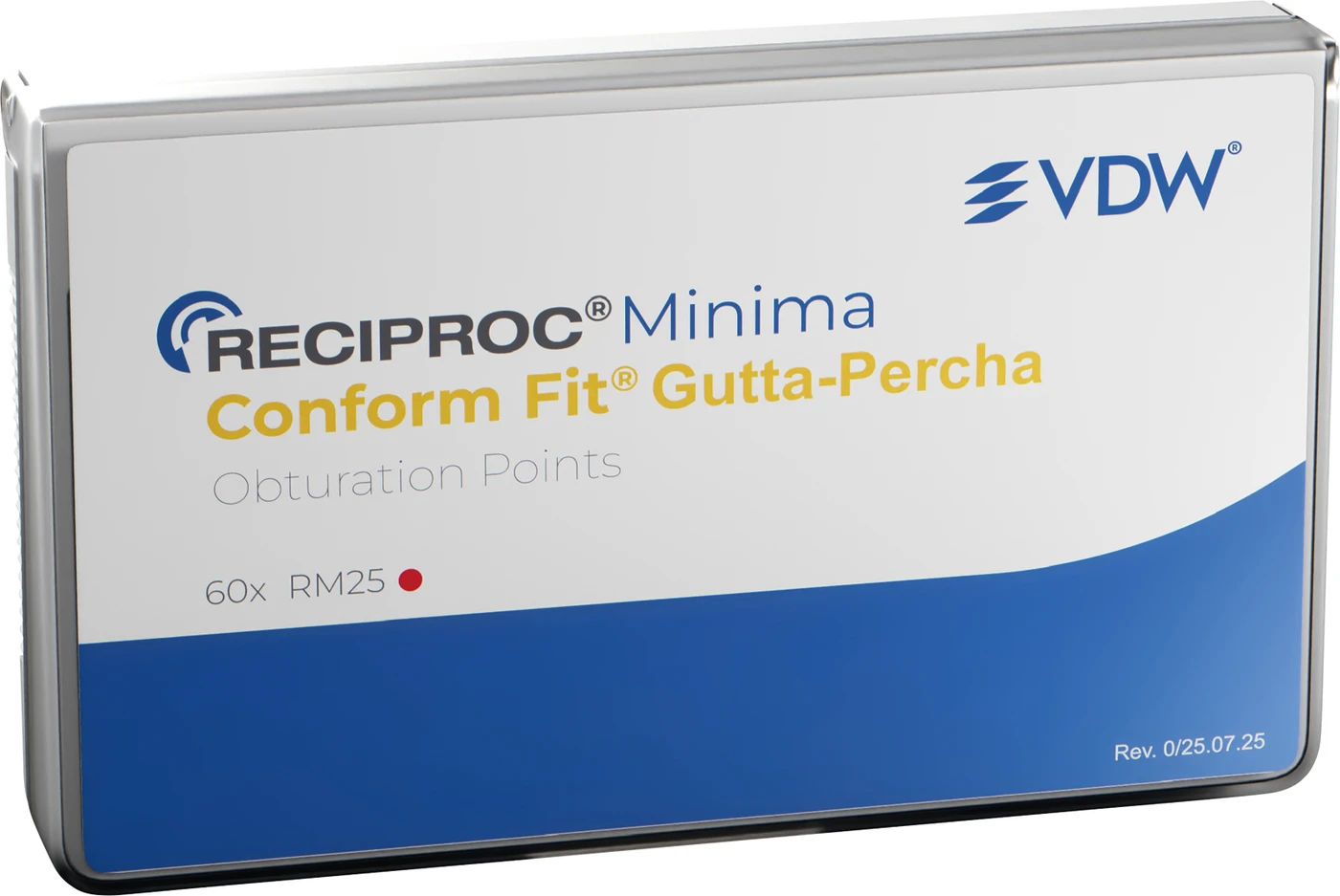 Reciproc® Minima ConformFit Guttaperchaspitzen Packung 60 Stück Größe RM25