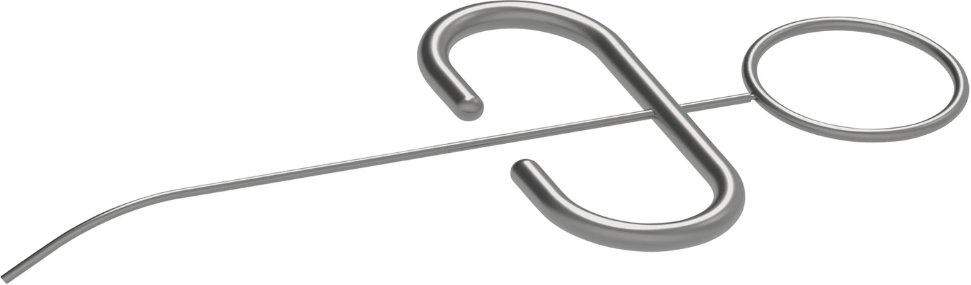 MTA-Zement-Applikator Stück gebogen 0,8 mm
