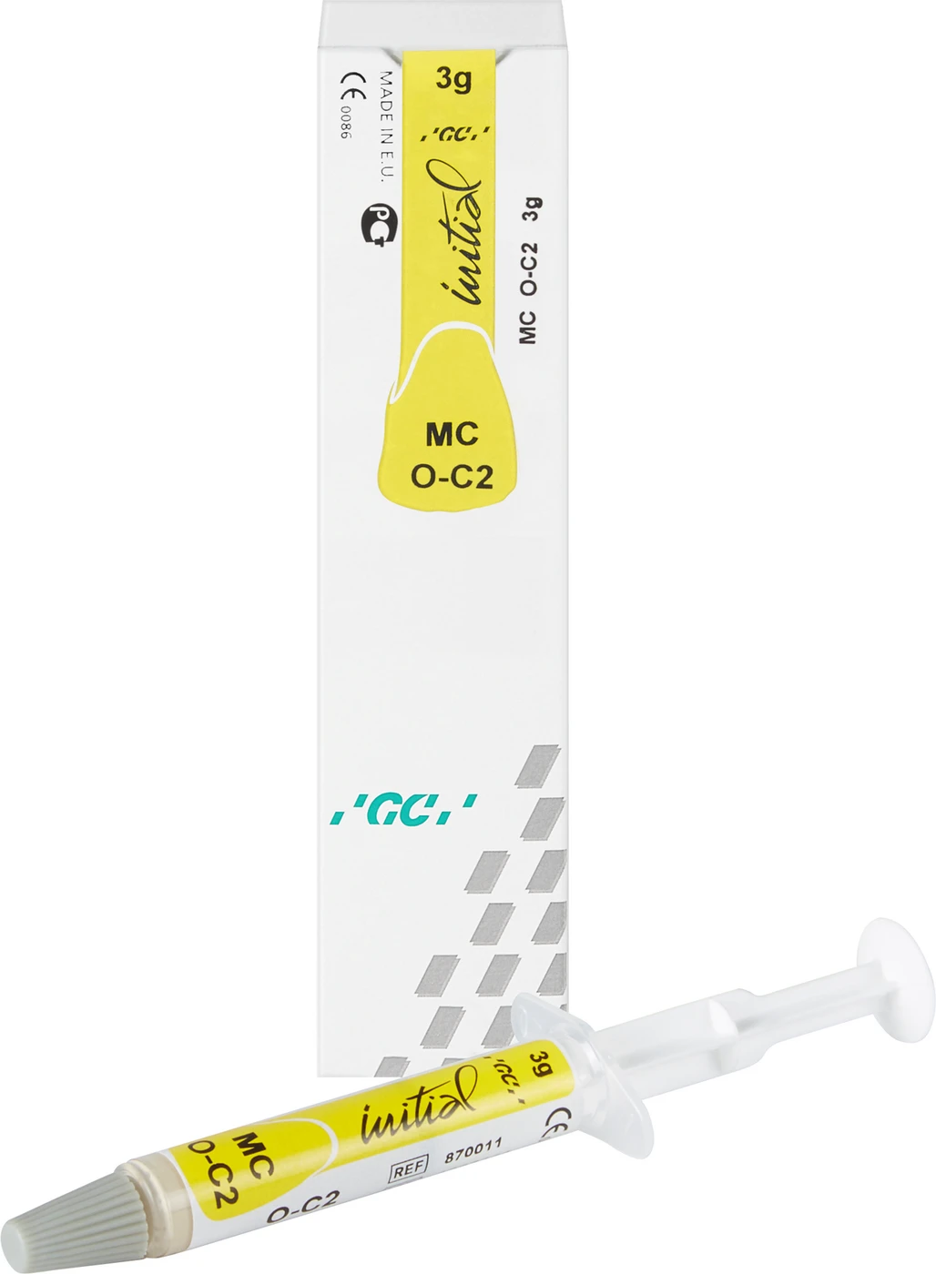 GC Initial™ MC Spritze 3 g Paste opaque OC2