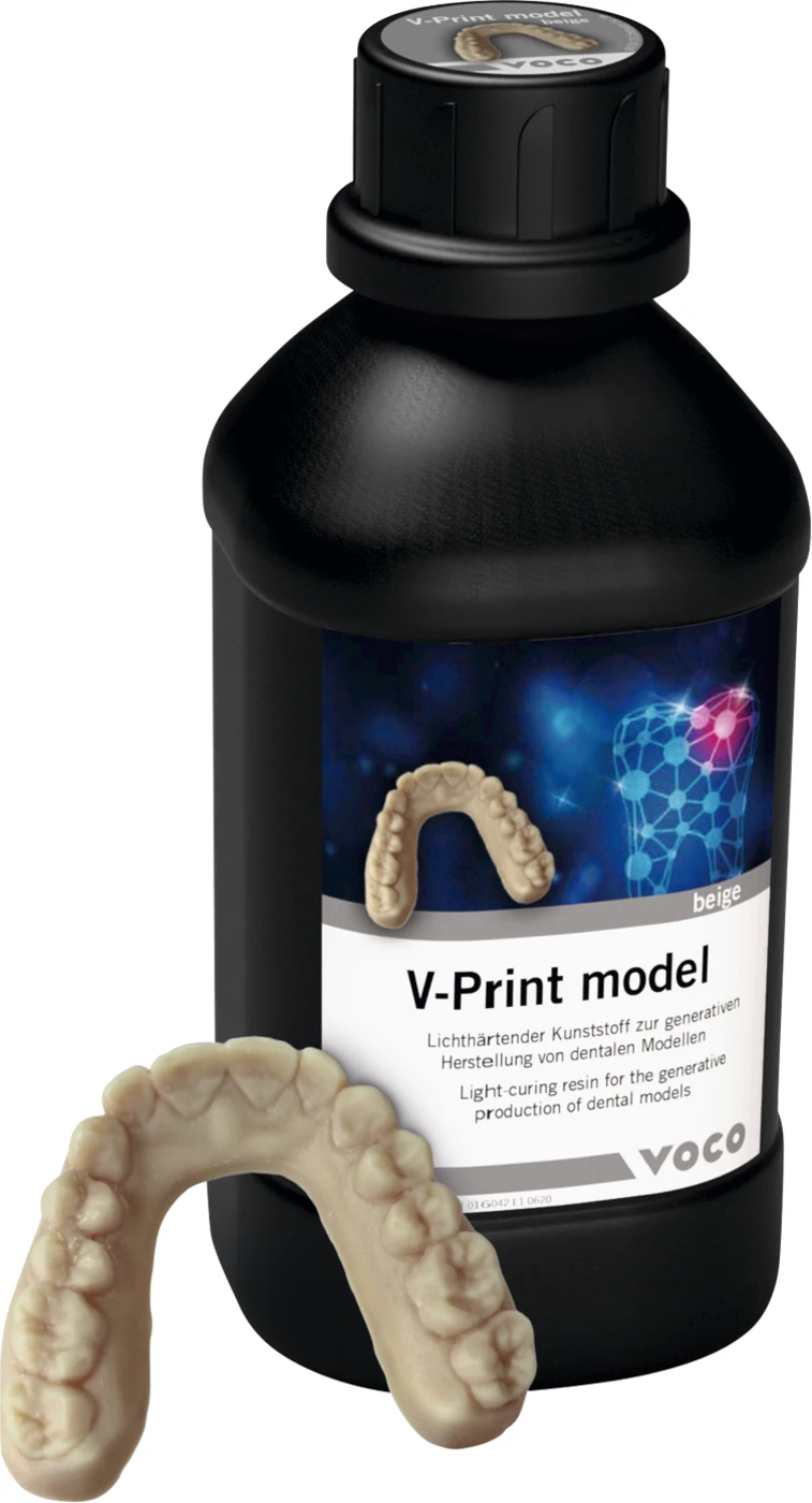 V-Print model 2.0 Flasche 1 kg beige