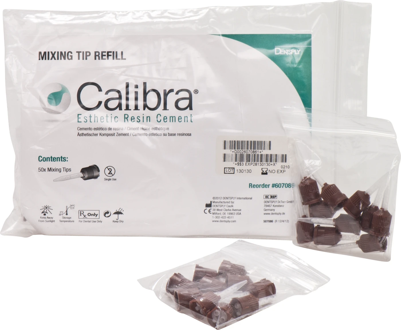 Calibra® Mischkanülen Nachfüllpackung 50 Stück klar