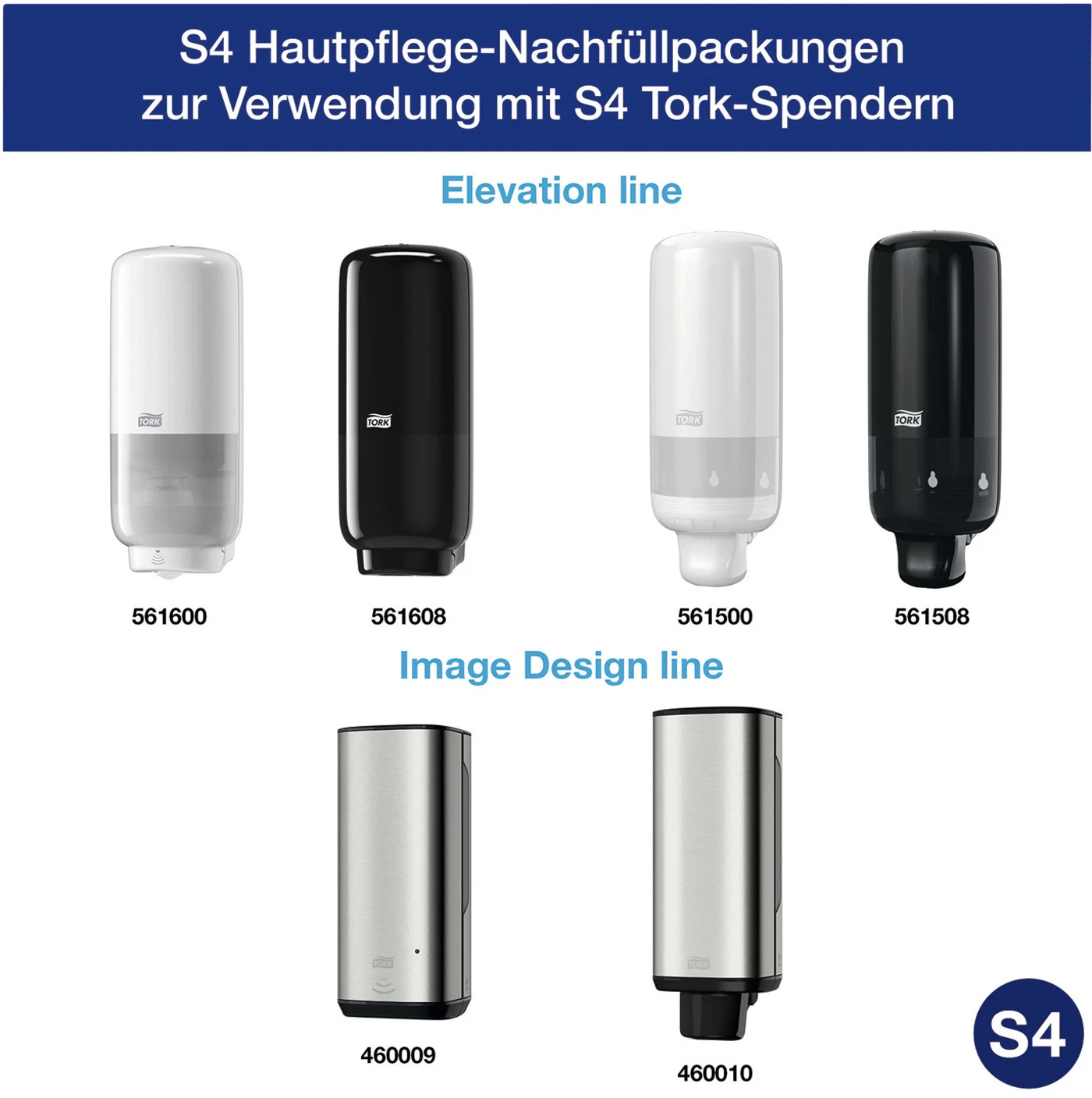 TORK® milde Schaumseife S4 Karton 6 x 1 Liter Kartusche, für S4 Schaumseifensystem