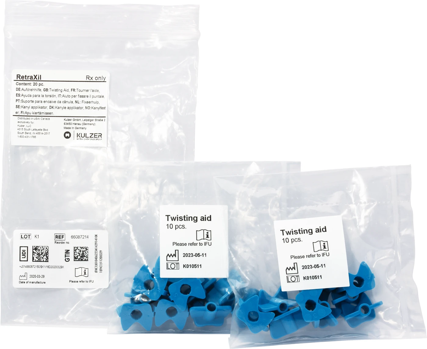 RetraXil® Aufdrehhilfe Refill Packung 2 x 10 Stück