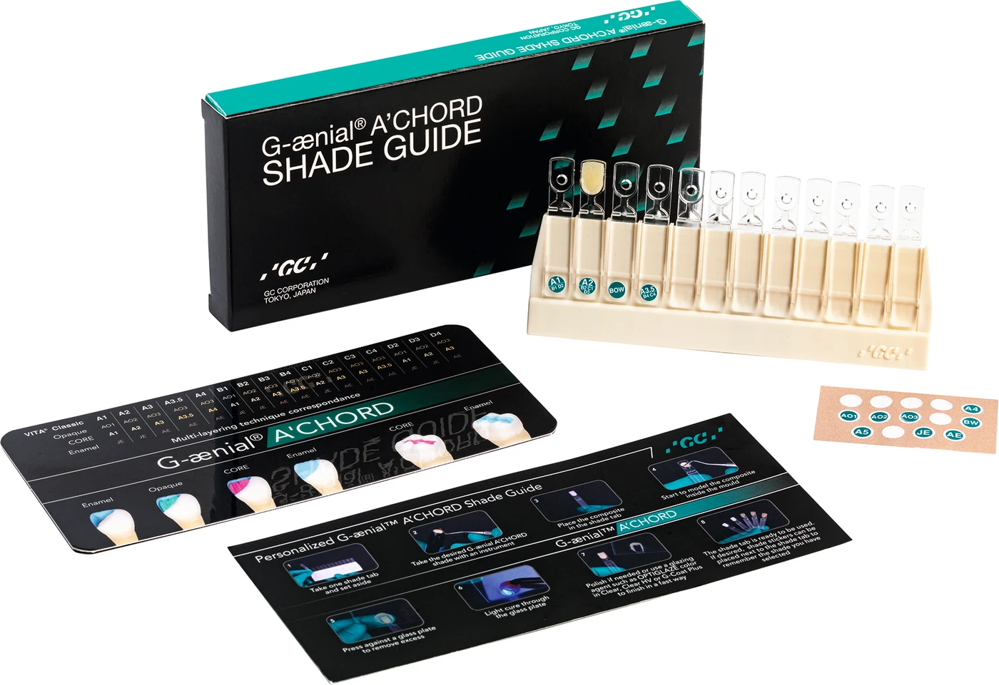 GC G-aenial A'CHORD Shade Guide Stück