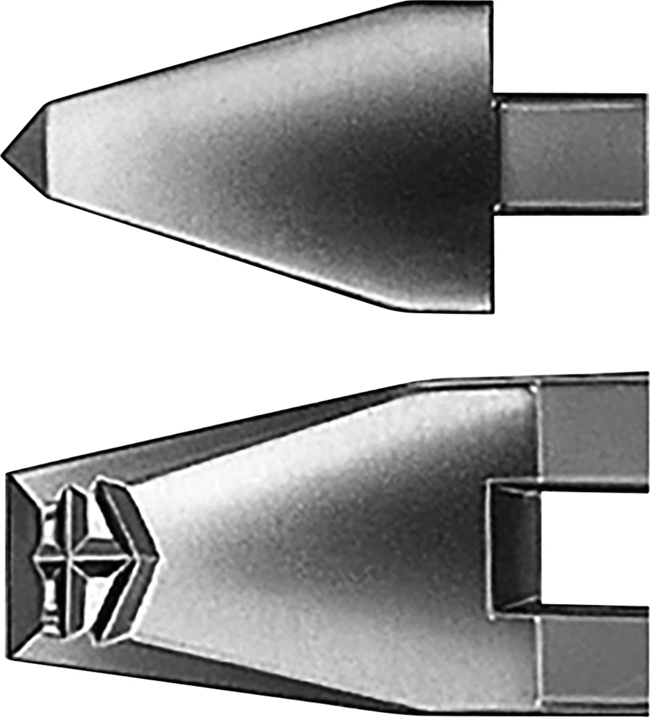 Dreiecksbiegeklammerzange nach Köhler Stück DP330R, 120 mm