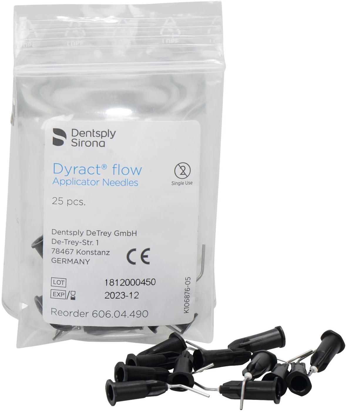 Dyract® flow Applikatornadeln Packung 25 Stück schwarz