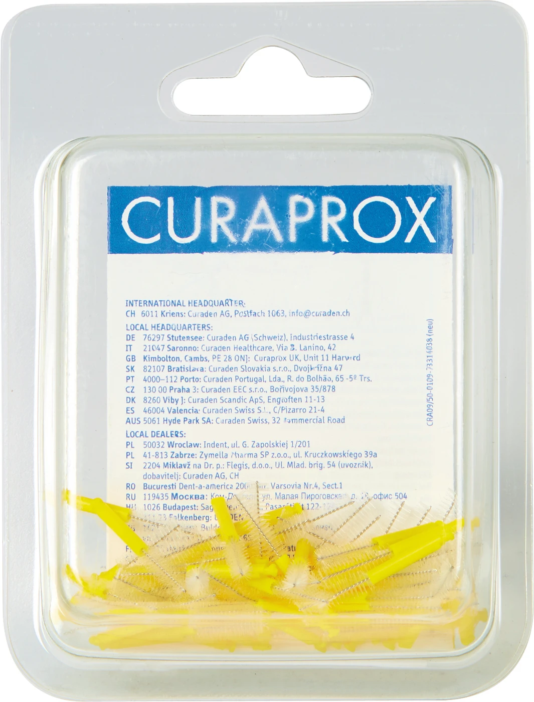 CURAPROX CRA roto Packung 50 Stück CRA 09, gelb, Ø 4,0 mm