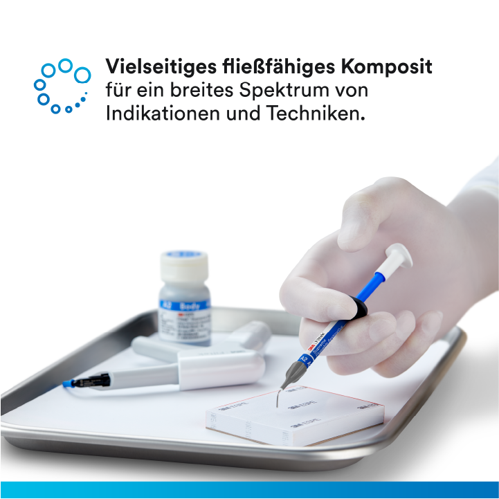 Filtek™ Supreme Flowable Packung 2 x 2 g Refill Spritze A3