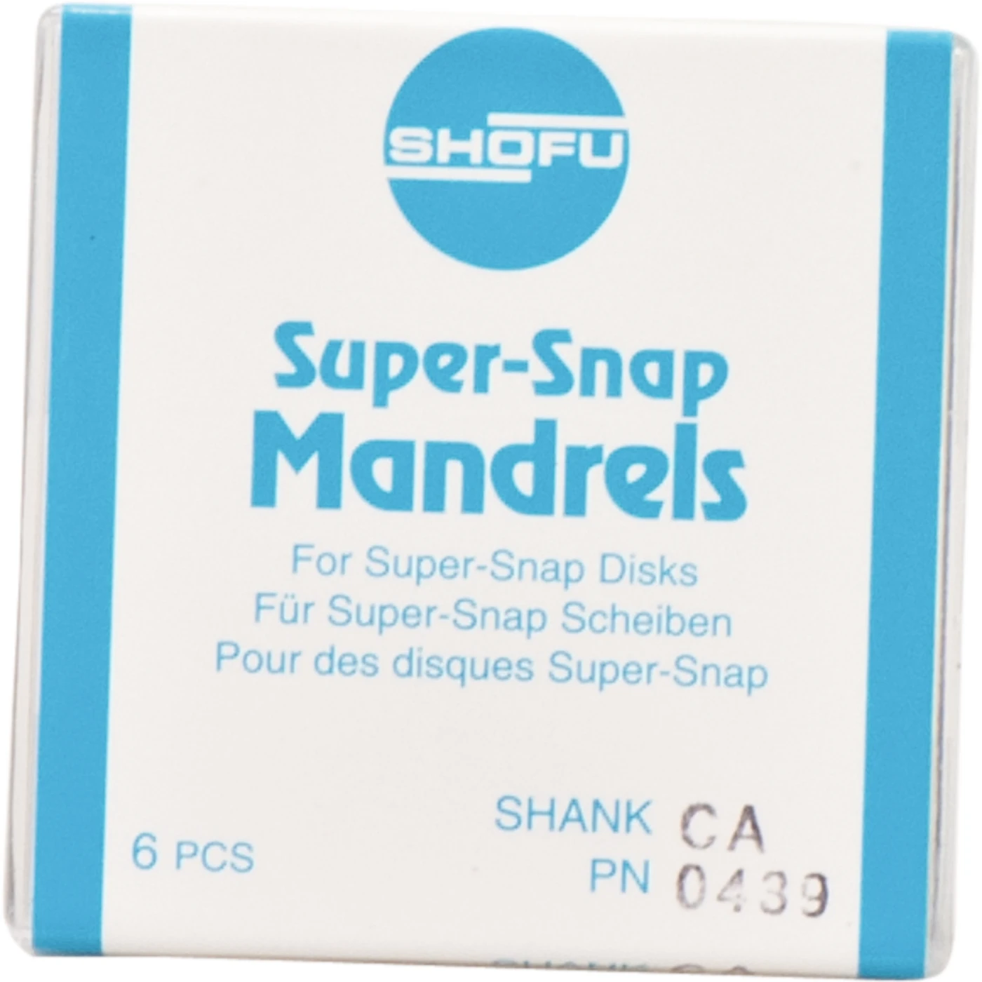 Super-Snap® Mandrels Packung 6 Stück RA, Stahl Super-Snap® Mandrels Packung 6 Stück RA, Stahl